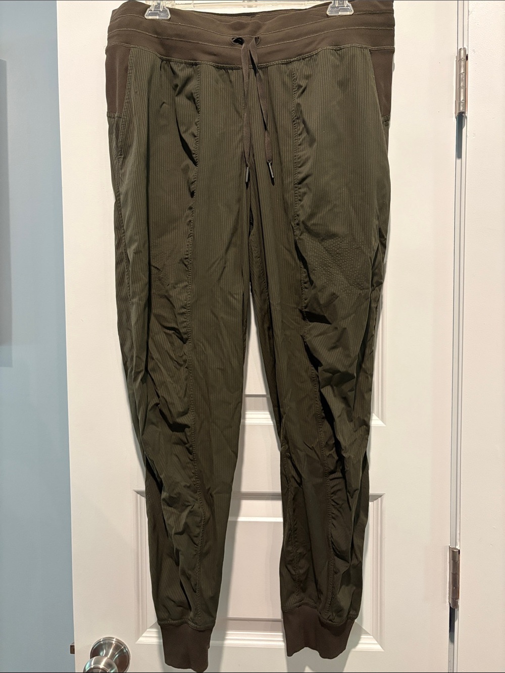 lululemon athletica Olive Green Track Joggers